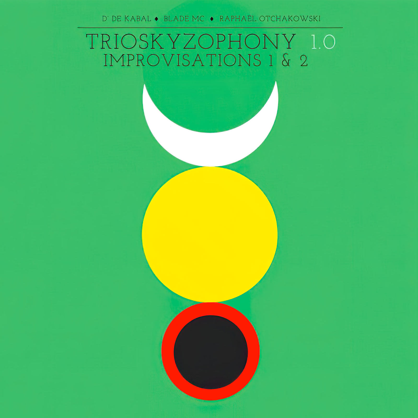 Trioskyzophony, Improvisations 1 & 2, Digital Album Cover